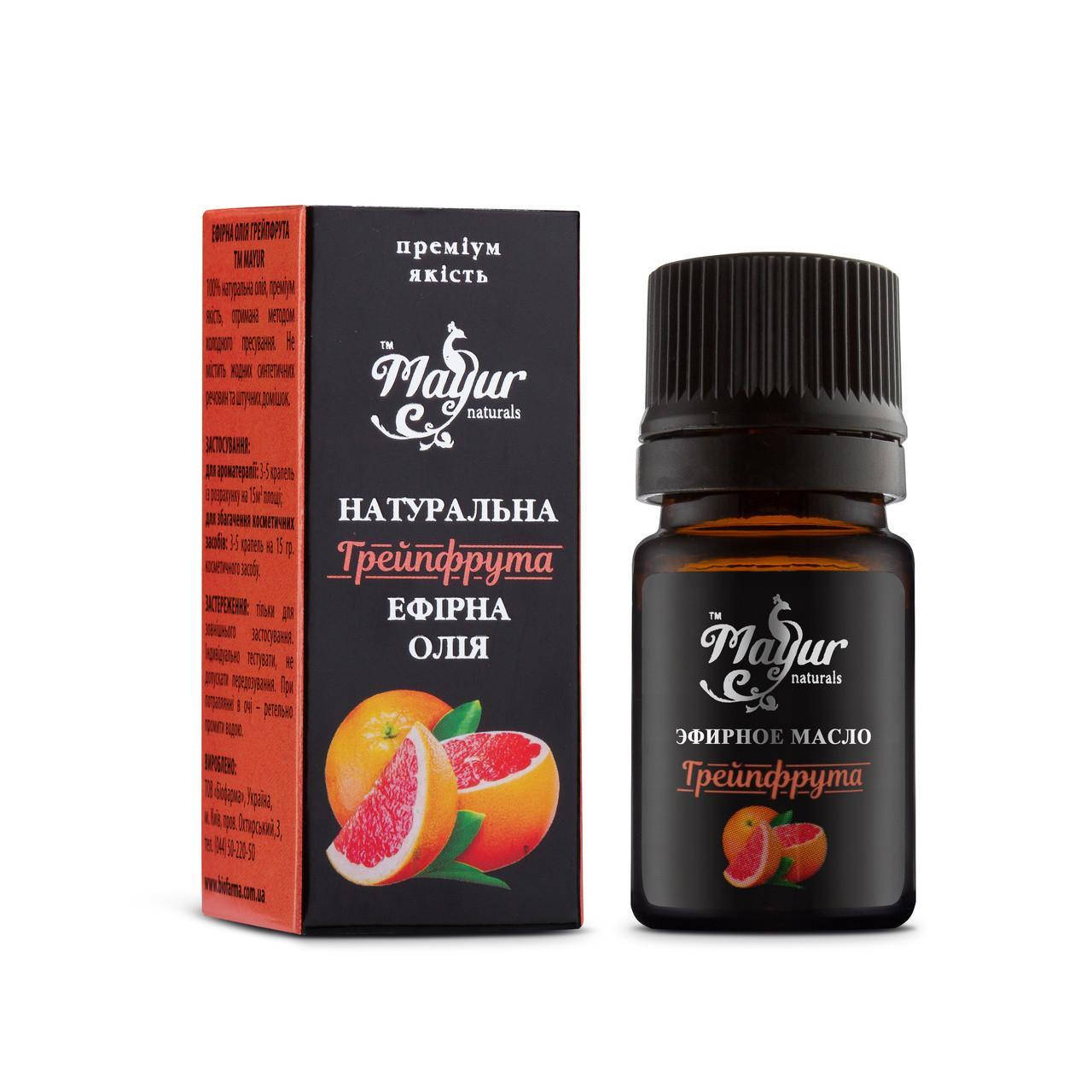

Эфирное масло Грейпфрута TM Mayur 5 мл