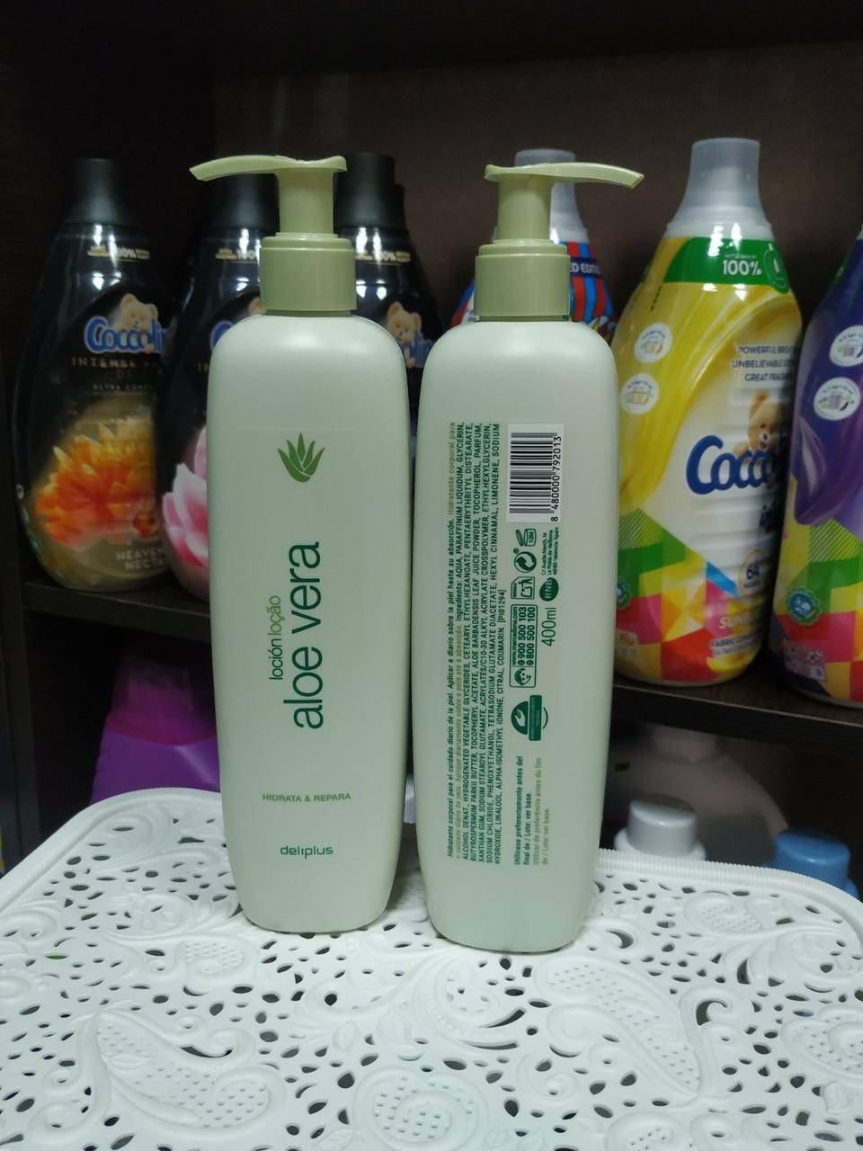 

Увлажняющее молочко для тела Deliplus с Aloe Vera 400 ml. Испания