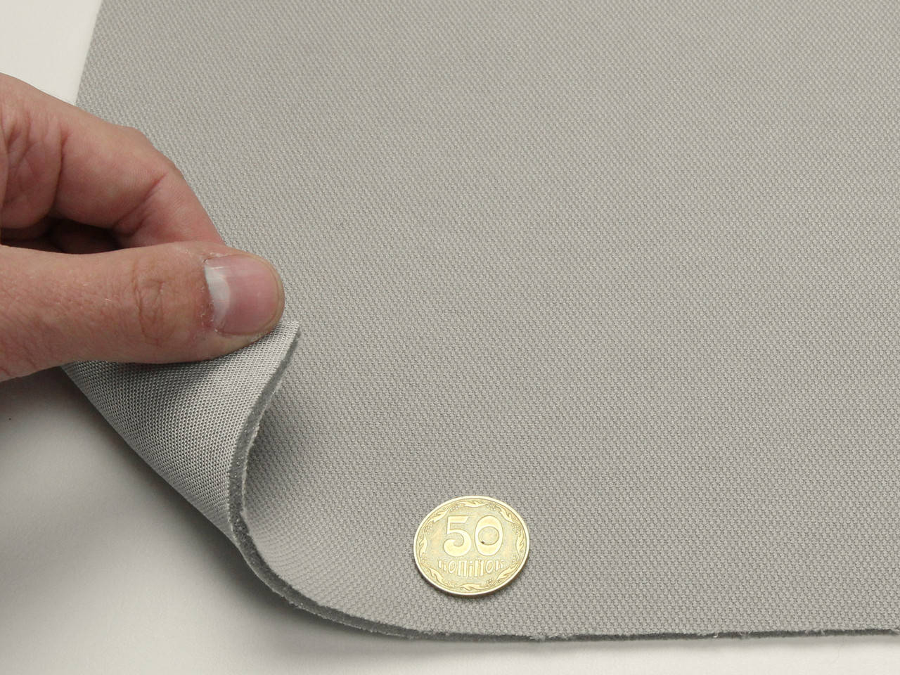 

Автоткань потолочная ULTRA 62, (цвет серый теплый) на поролоне, толщ. 4мм шир. 170см, Турция