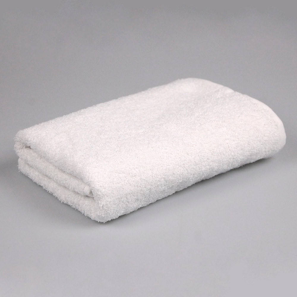 

Большое банное махровое полотенце GM Textile 100х150см 400г/м2 (Белый)