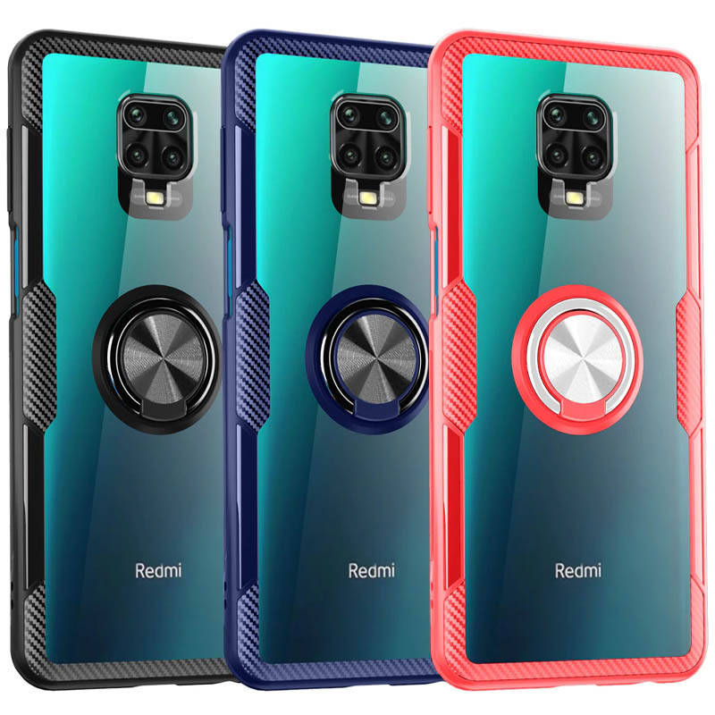 

TPU+PC чехол Deen CrystalRing for Magnet (opp) для Xiaomi Redmi Note 9s/9 Pro/9 Pro Max