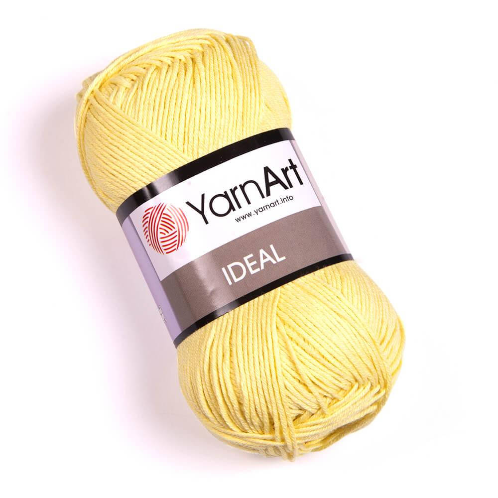 

YarnArt Ideal (Ярн Арт Идеал) № 224 светло-желтый (Пряжа хлопок, нитки для вязания)