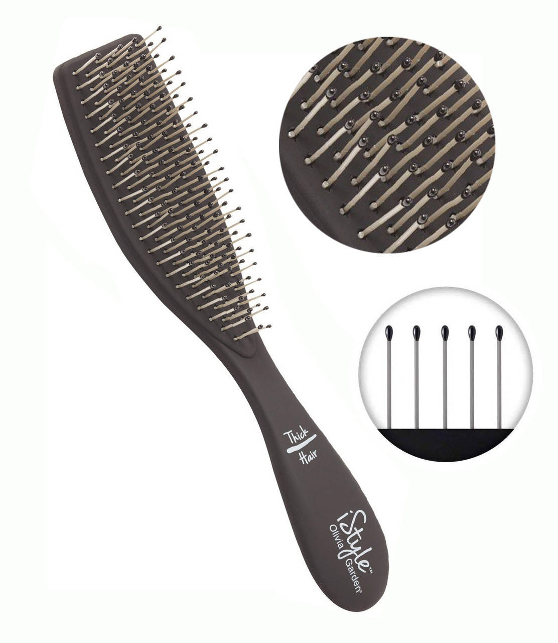 

Щетка для волос Olivia Garden iStyle Thick Hair, Коричневый
