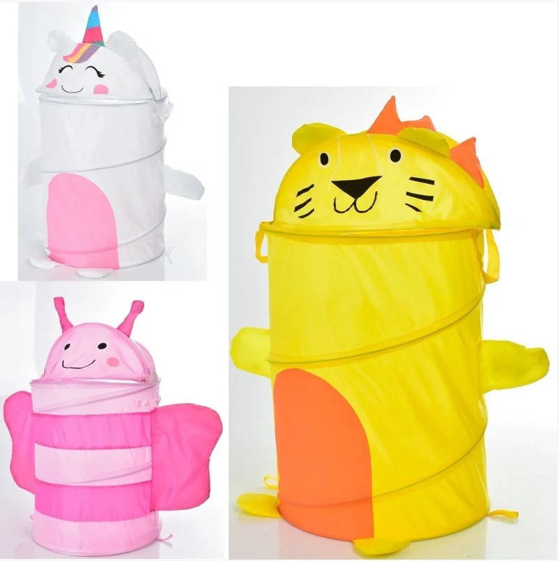 

Корзина для игрушек с ручками, складная, MR0639, для детей от 3 лет, Пакунок малюка