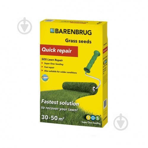 

Газонная трава BARENBRUG SOS LAWN REPAIR 1 кг (быстрое восстановление) 1 кг, Зелёный