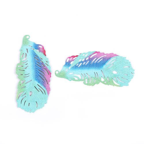 

Подвеска Finding Кулон перо Разноцветный 60 мм x 27 мм