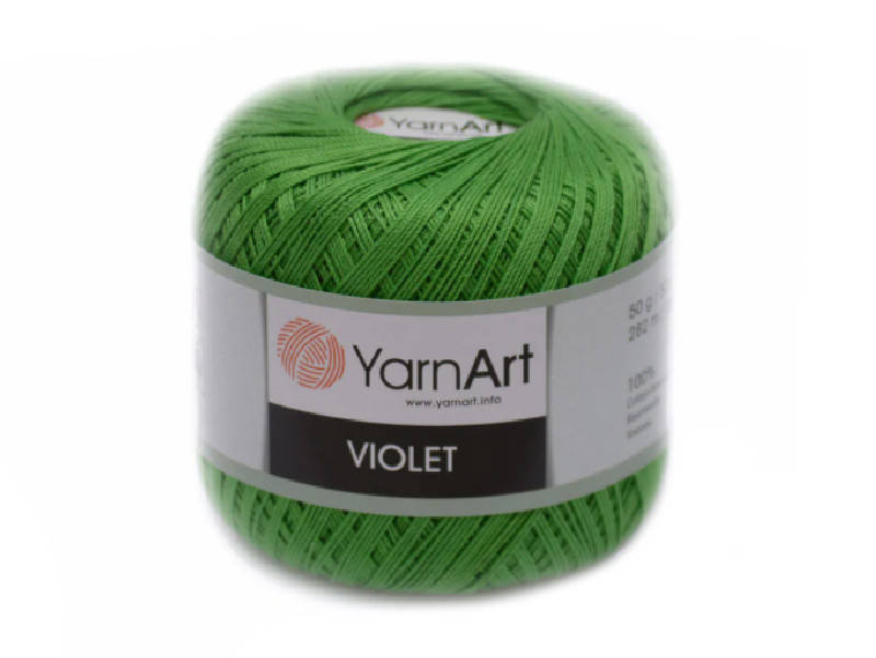 

YarnArt Violet, №6332 зеленая трава