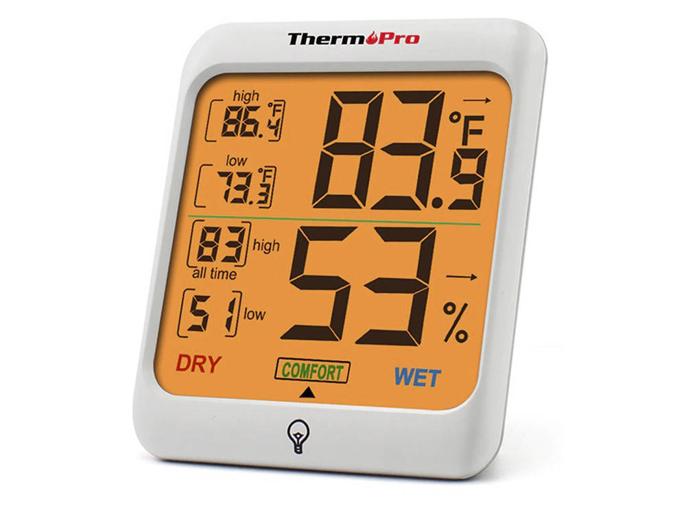 

Термометр гигрометр ThermoPro TP53 с подсветкой цифровой
