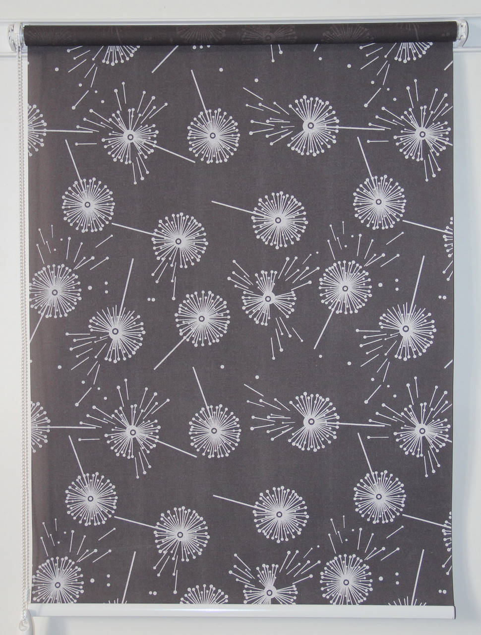 

Рулонная штора 725*1500 Одуванчики Графит, Разные цвета