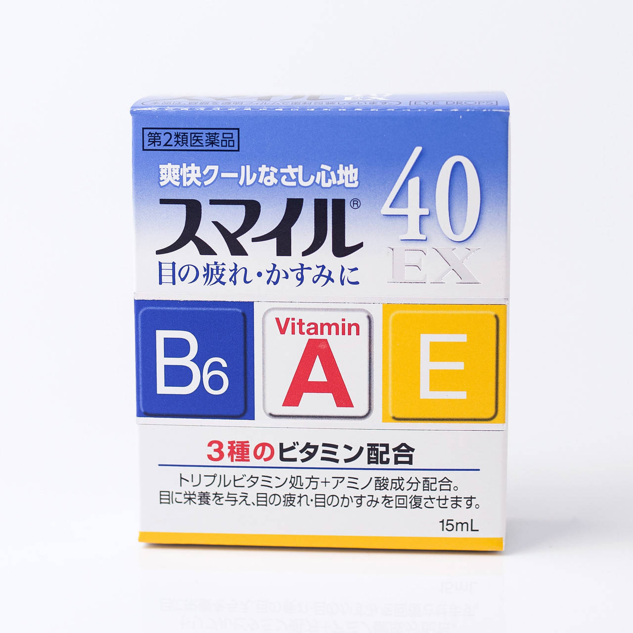 

Капли освежающие японские с витаминами A, E и B6 Lion 40 EX