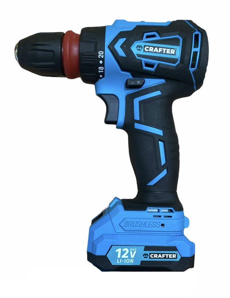 

Шуруповерт аккумуляторный безщёточный CRAFTER RTD-12/2 BD DFR(60300135)