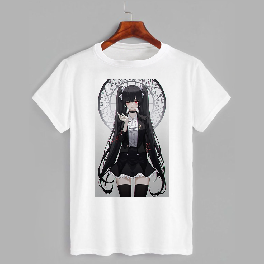 

Футболка с принтом Готическое Аниме (0702), Темно-серый