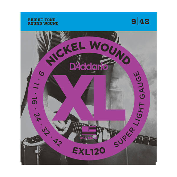 

Набор струн для электрогитар D`ADDARIO EXL120 XL SUPER LIGHT (09-42)