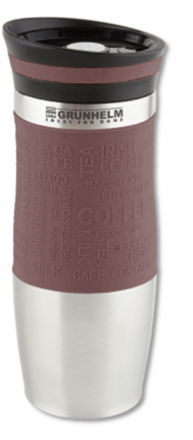 

Термокружка GRUNHELM GTC204 из нержавеющей стали 380 мл. Коричневый