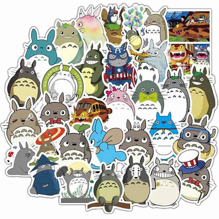 

Набор стикеров Тоторо, наклейки Totoro 50 шт (8228)