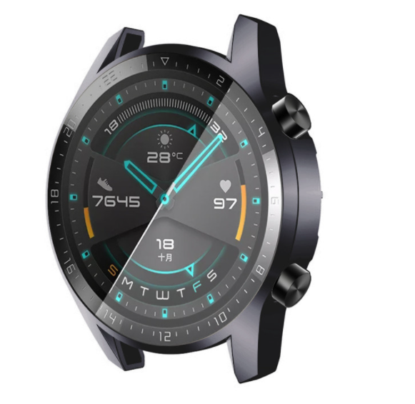 

Чехол-накладка DK Silicone Face Case для Huawei Watch GT 2 46mm (gun metal)
