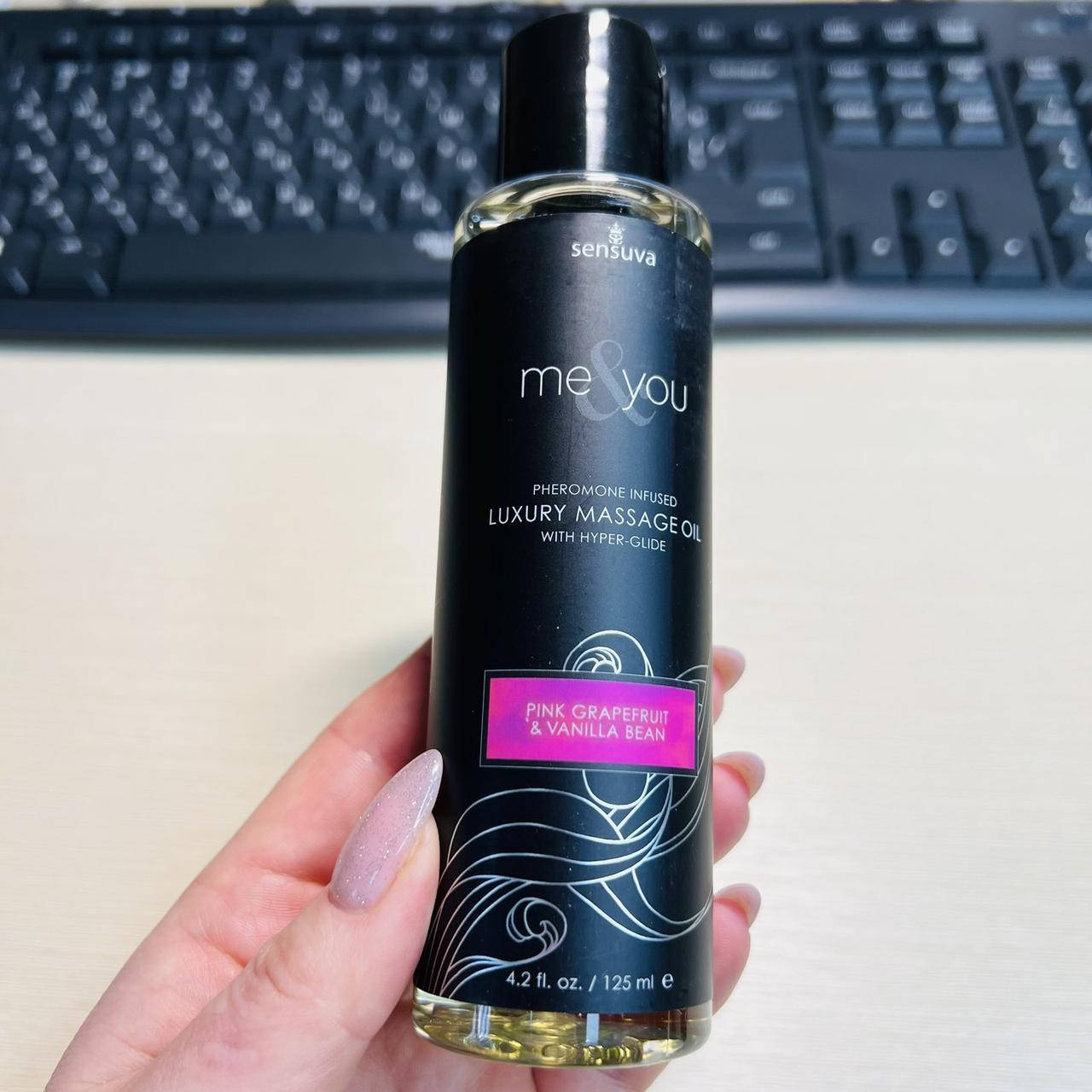 

Массажное масло для секса, интимного массажа Sensuva грейпфрут и ваниль 125 мл смазка с феромонами