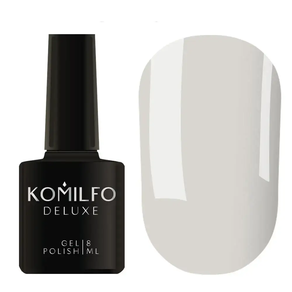

Гель-лак Komilfo Deluxe Series №D072 (светлый голубо-серый, эмаль), 8 мл