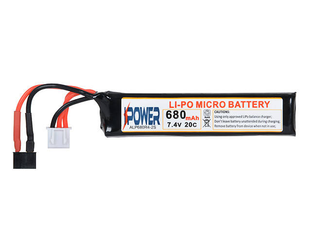 

AEP Akumulator Li-Po 680mAh 7,4V 20C Micro CM030, CM121, CM122 - Deans [IPower] (для страйкбола)