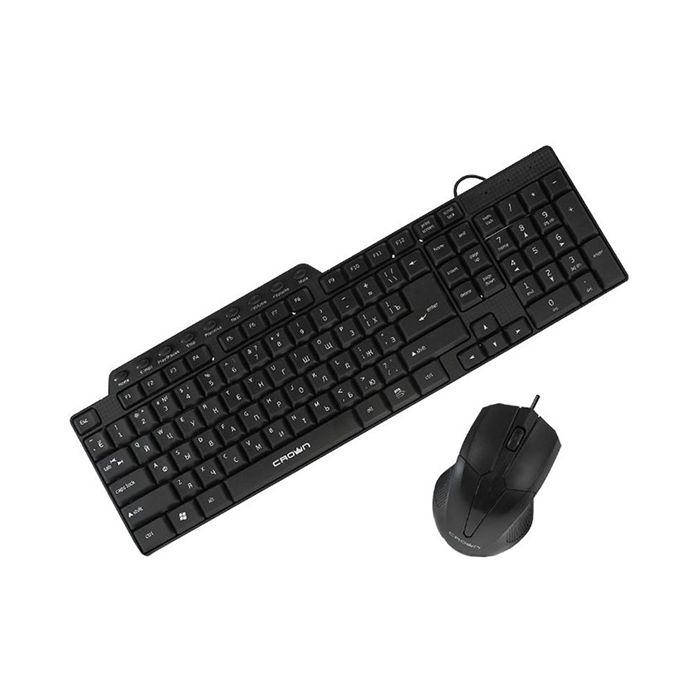 

IT/kbrd Комплект клавиатура+мышка Crown CMMK-520B Black, Черный