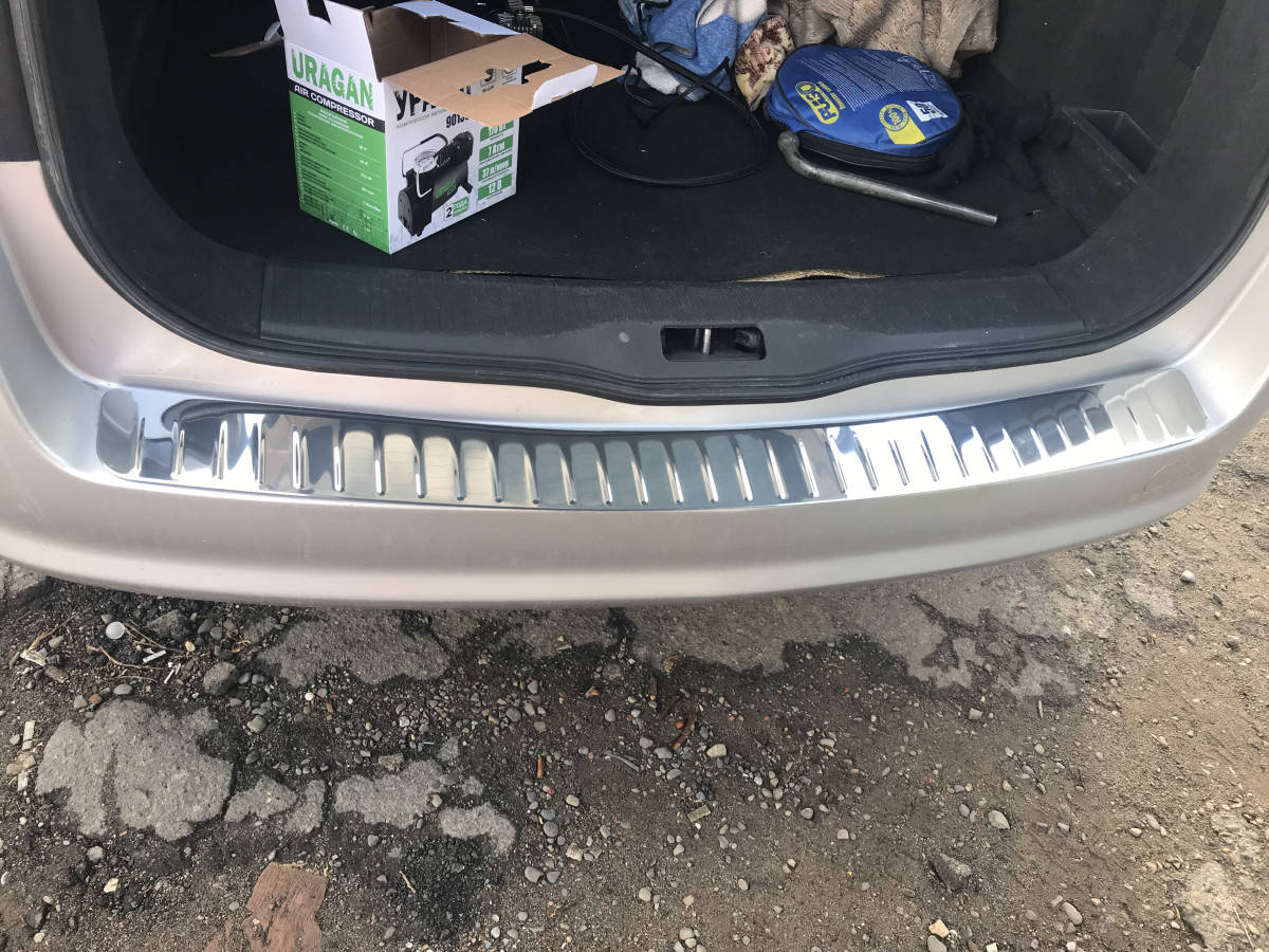 

Накладка на задний бампер OmsaLine (SW, нерж) - Opel Astra H 2004-2013 гг.