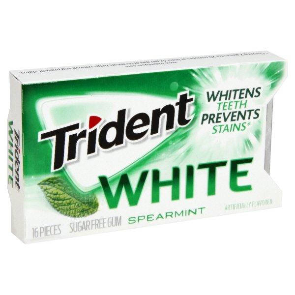 

Жвачки Trident White spearmint 16 pieces