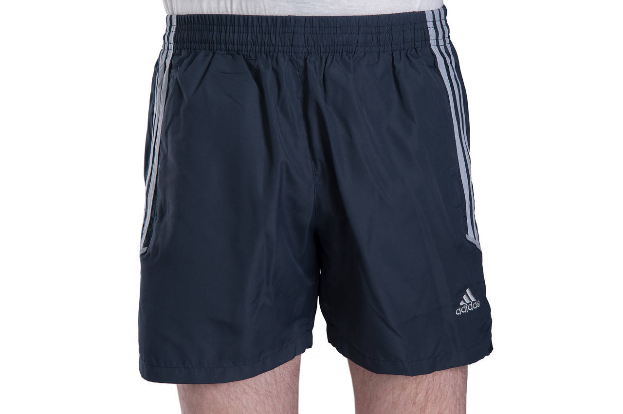 

Чоловічі шорти Adidas (плащівка), сірого кольору, Темно-серый