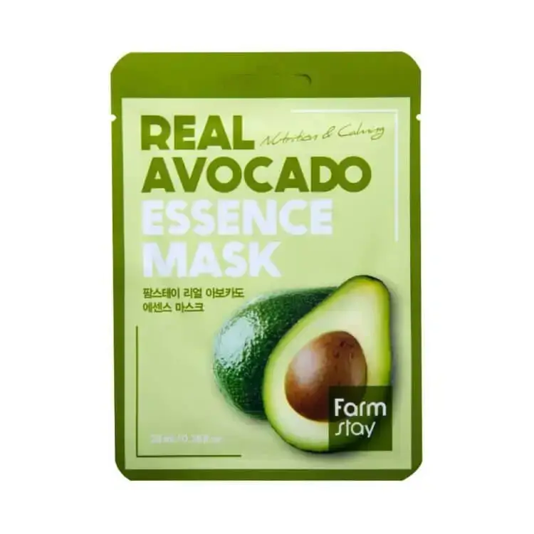 

Тканинна маска з екстрактом авокада FarmStay Real Avocado Essence Mask, 23 мл