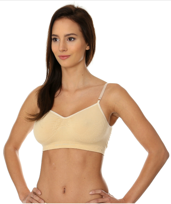 

Бесшовный бюстгальтер COMFORT COTTON. Беж, белый и черный Бежевый, 75B