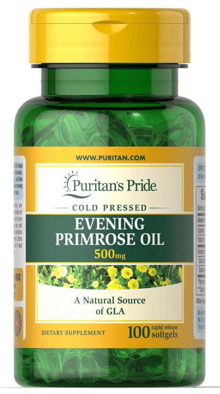 

Масло вечерней примулы (Evening primrose oil) 500 мг 100 капсул