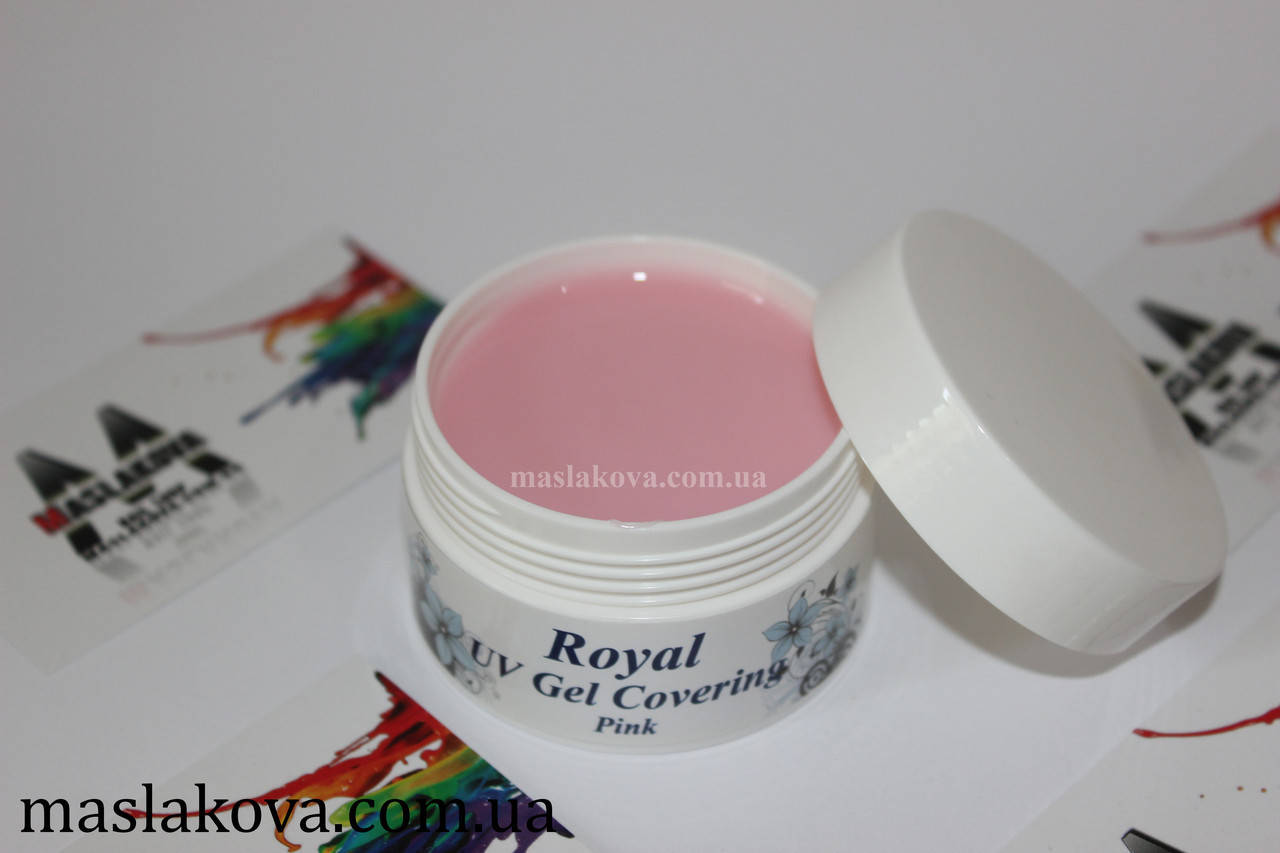 

Гель для наращивания и укрепления ногтей камуфлирующий "Royal" Pink 50мл., Розовый