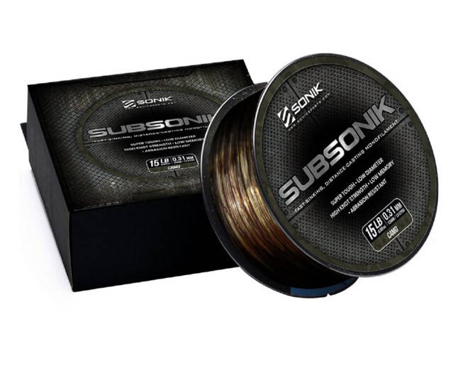 

Леска SONIK SUBSONIK CAMO FISHING LINE – ALL BREAKING STRAINS, 1200M-0,28
