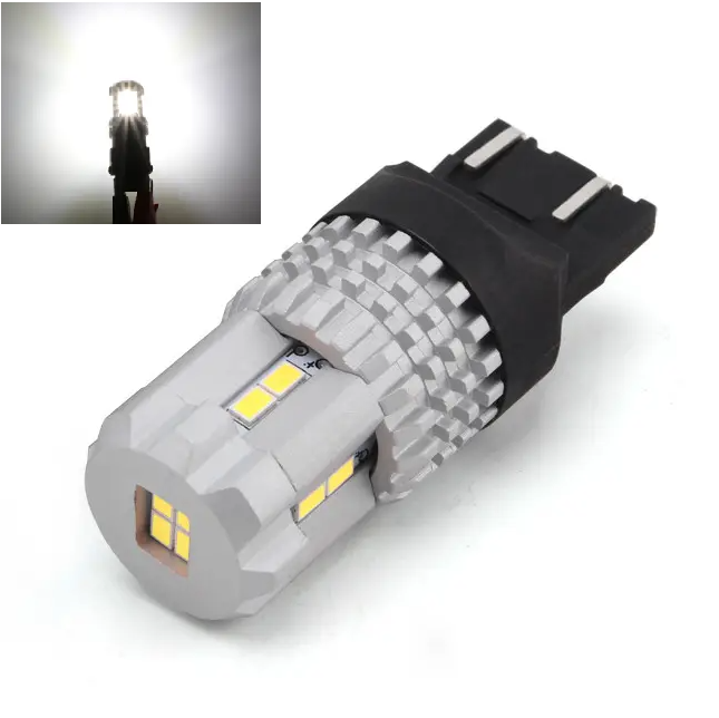 

Автолампа LED BSmart T5D W21/5W 7443 T20 3020 14SMD 12В 21/5Вт Белая shot