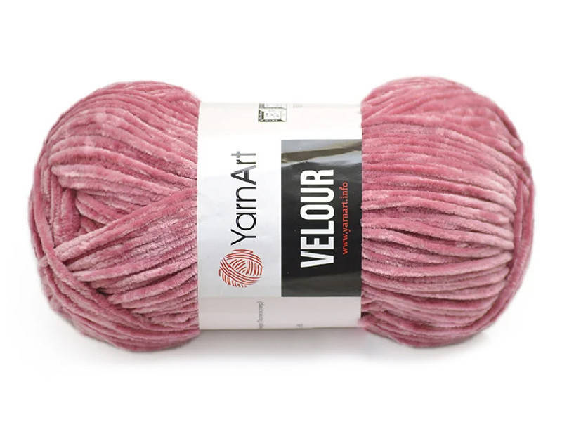

YarnArt Velour, Сухая роза №868, Розовый