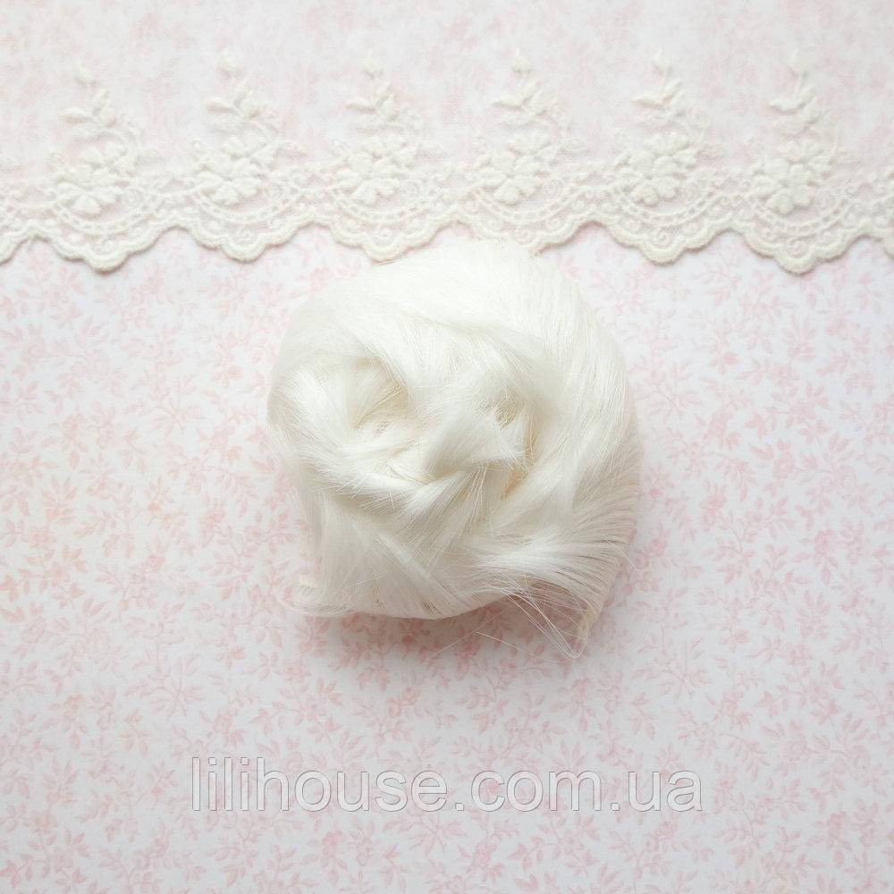 

Волосы для Кукол Трессы Короткие БЕЛЫЕ 5 см