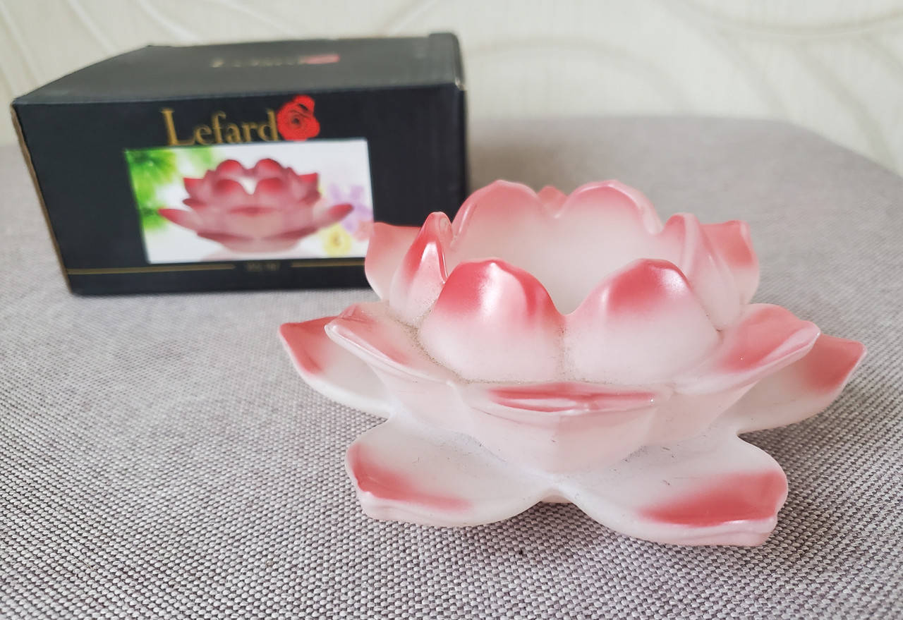 

Подсвечник "Лотос" №187, Розовый