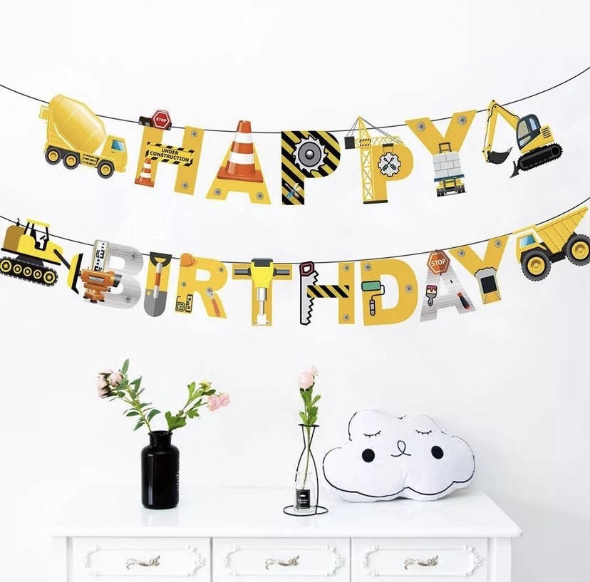 

Гирлянда "Happy birthday" Машинки