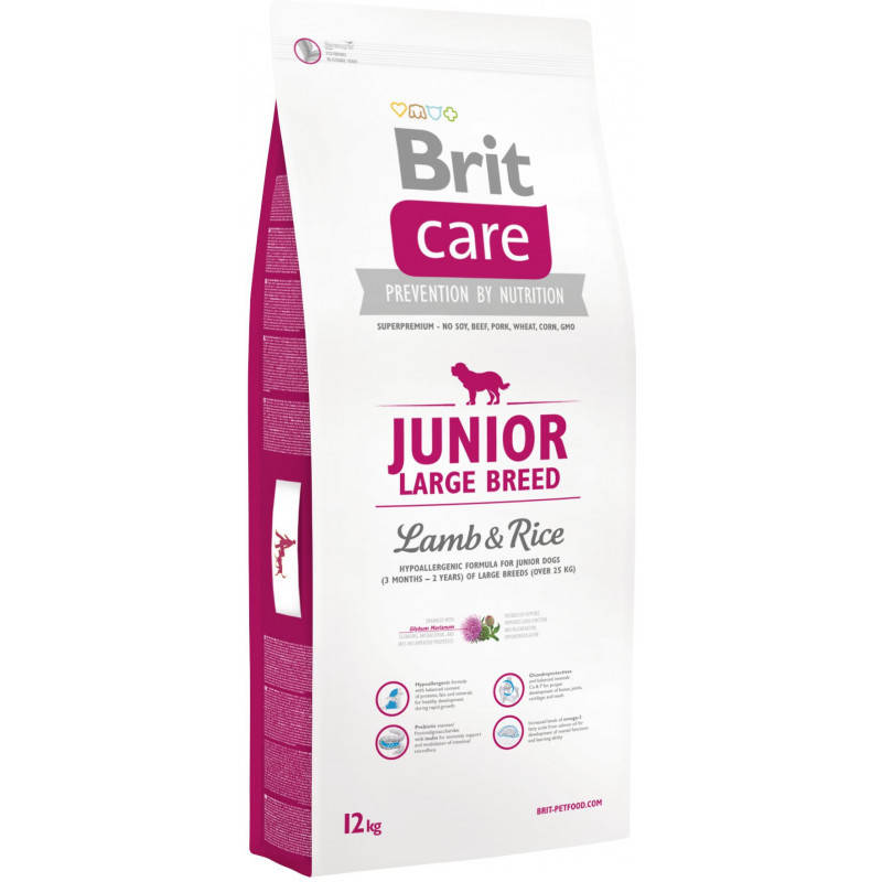

Brit Care Junior Large Breed Lamb & Rice Корм для щенков больших пород с ягненком и рисом 12 кг