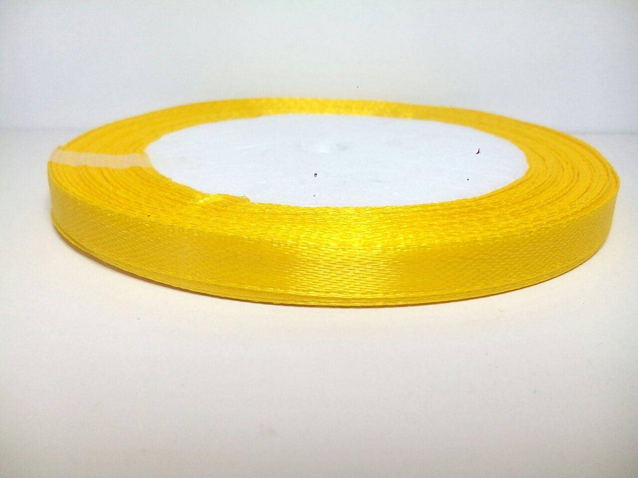 

Лента атласная 0,5 см, Желтый