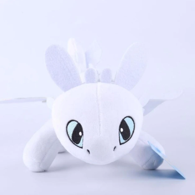 

Мягкая игрушка Dragon Дракон Дневная фурия Как приручить дракона 33 см 00020, Белый