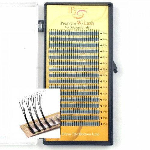 

Пучковые ресницы W (3D) i-Beauty MIX-C0.15-(9-13)
