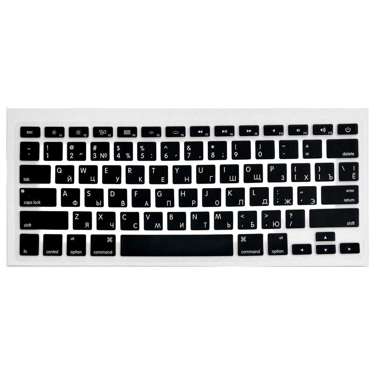 

Накладка силикон на клавиатуру для Apple MacBook Pro 15" Retina A1398 (2012 - 2015) USA (010311) (black), Черный