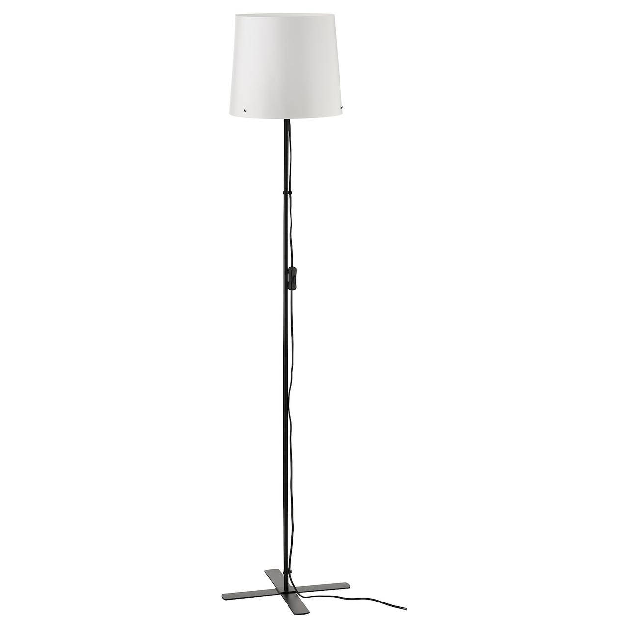 

IKEA BARLAST Торшер, черный / белый (104.303.68)
