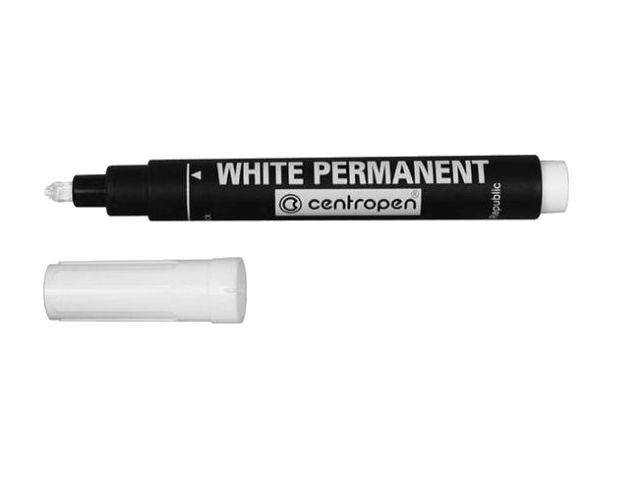 

Маркер перманентный белый круглый Centropen 8586, 20634