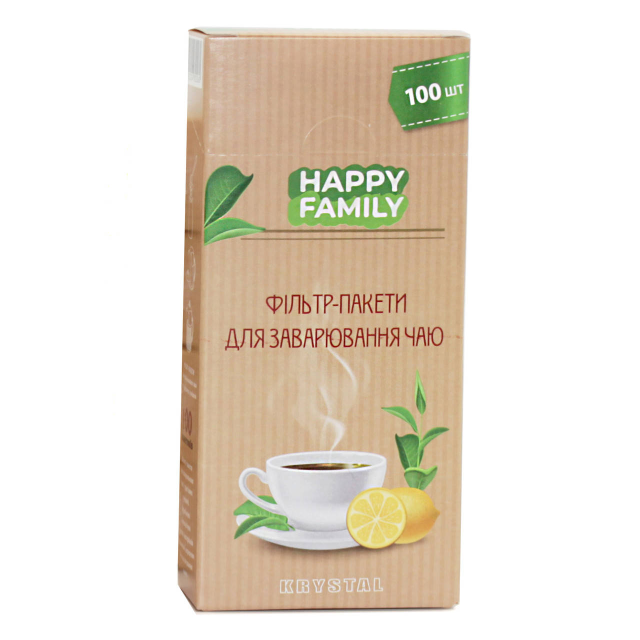 

Фильтр-пакеты для чая "Happy Family" 100шт
