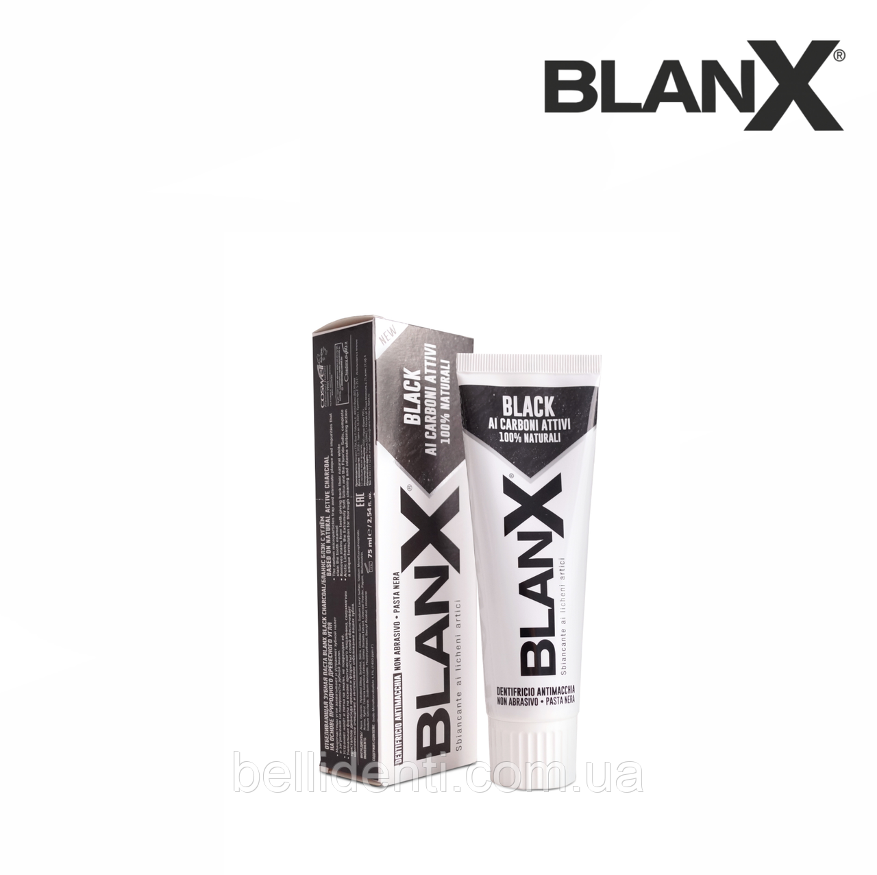 

Зубная паста Blanx Black Уголь , 75 мл