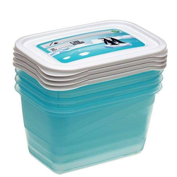 

Комплект емкостей для морозилки прямоугольный "Polar" (4*0,75л)