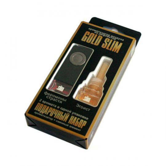 

FKVJP Gold Slim Подарочный набор Феромоны Страсти + Эгоист Ароматизатор на обдув