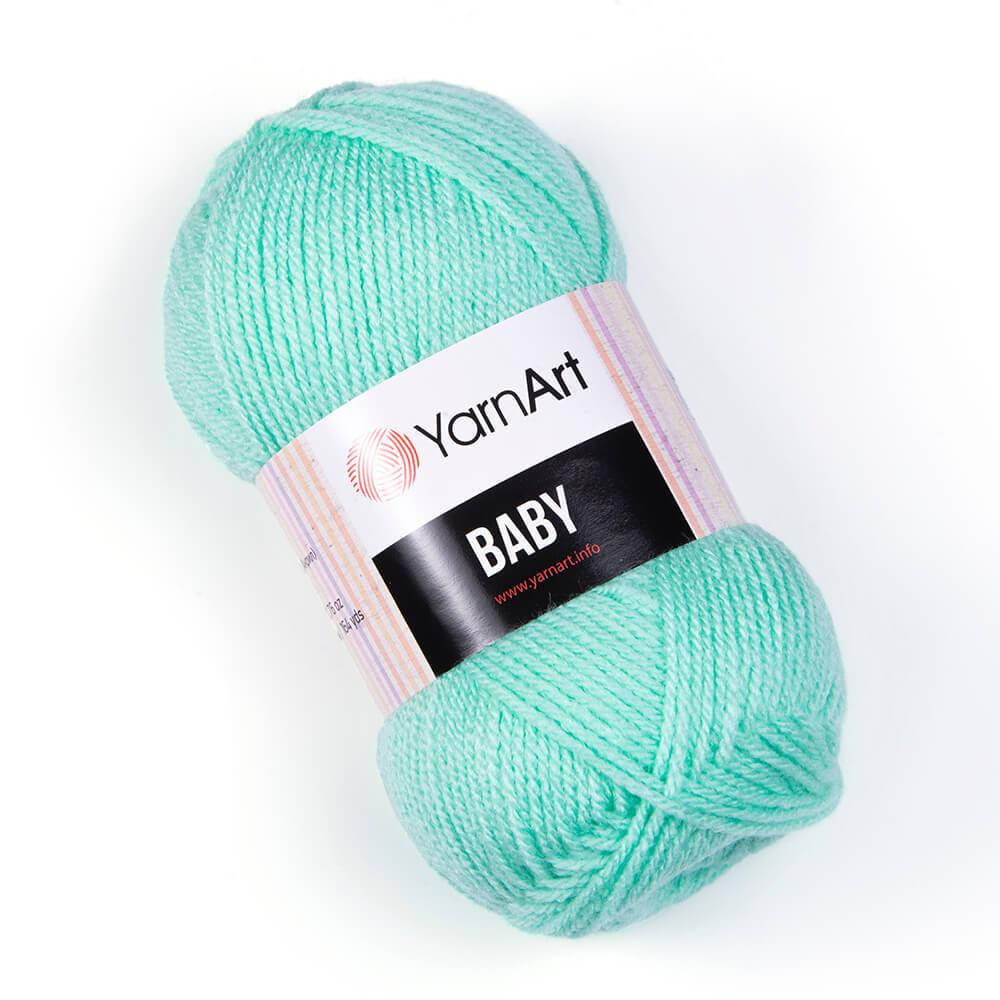 

Yarnart Baby № 623 мятный, Мята