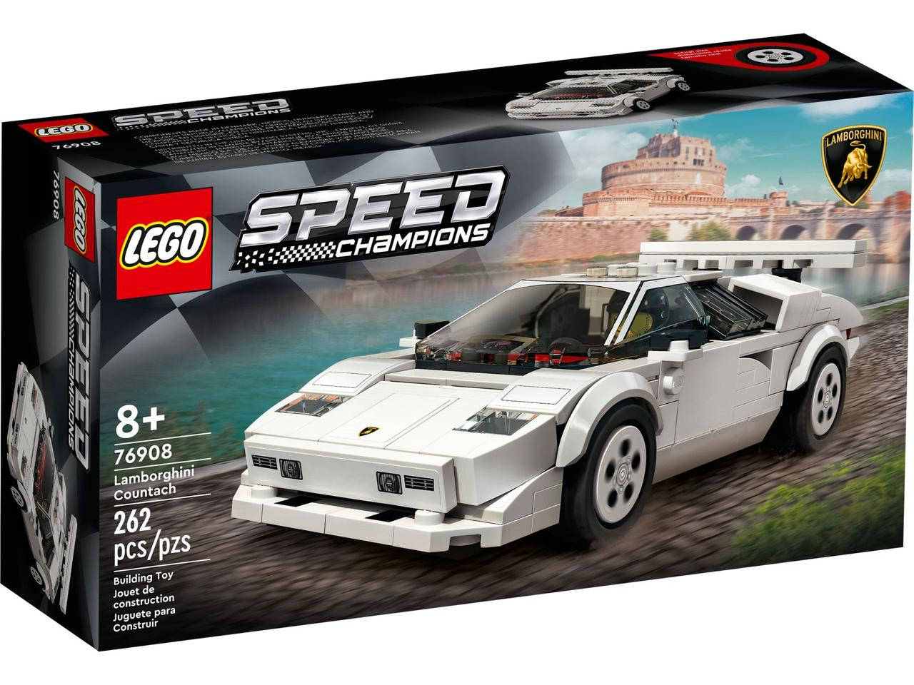 

Конструктор Lego Speed Champions Lamborghini Countach 262 детали (76908), Белый